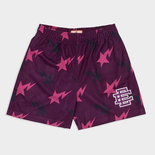 Bolt Style Graphic Shorts