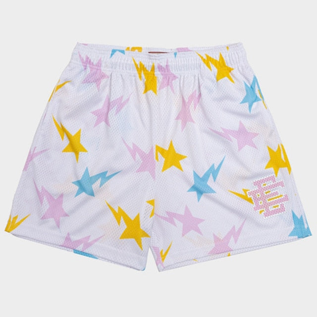 Bolt Style Graphic Shorts