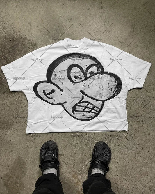 Cartoon Hip Hop Graphic Tee