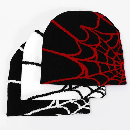 Spider Web Design Beanie