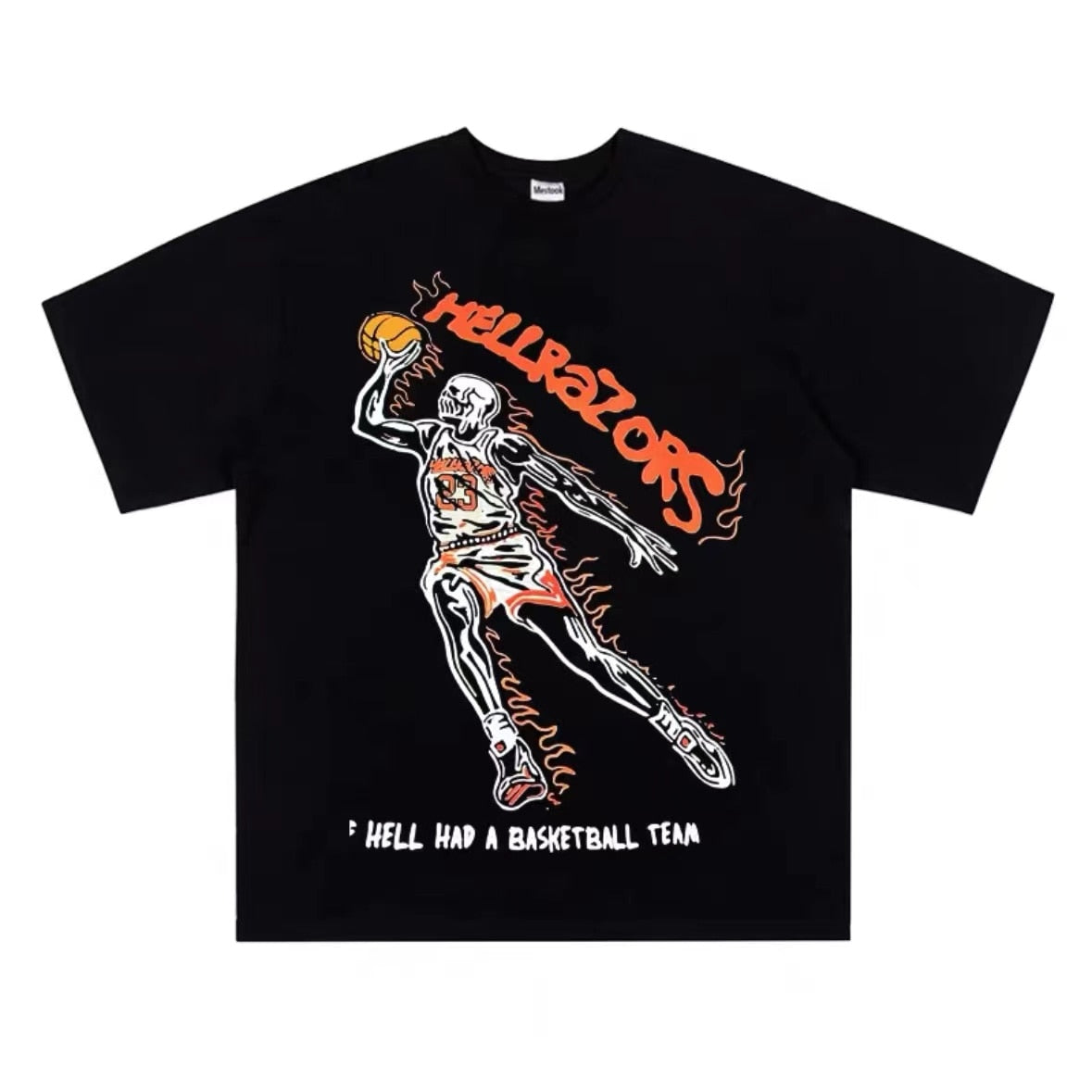 Skeleton Basketball Graphic Tee